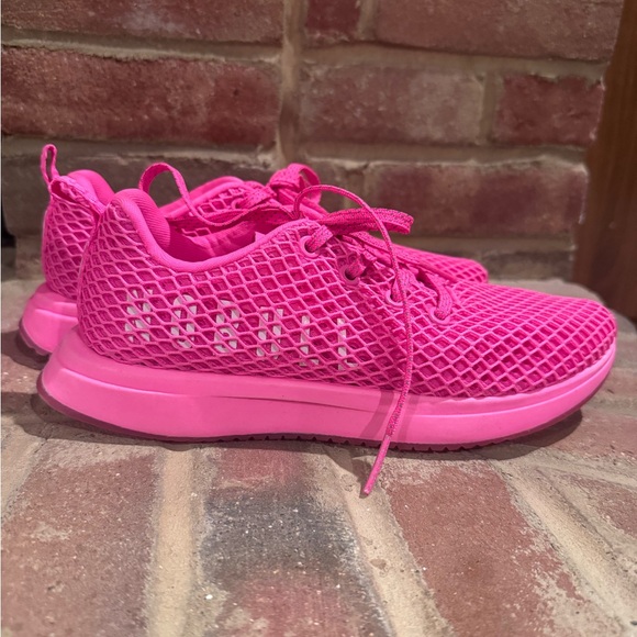 NOBULL Womens Bright Pink Sneakers